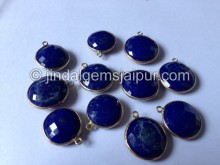 Gold Vermeil Lapis Coin Pendant